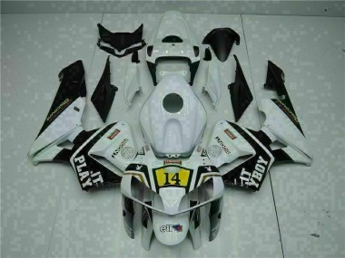 Blanco Playboy 14 Carenado Moto Honda CBR 600 RR 2005-2006
