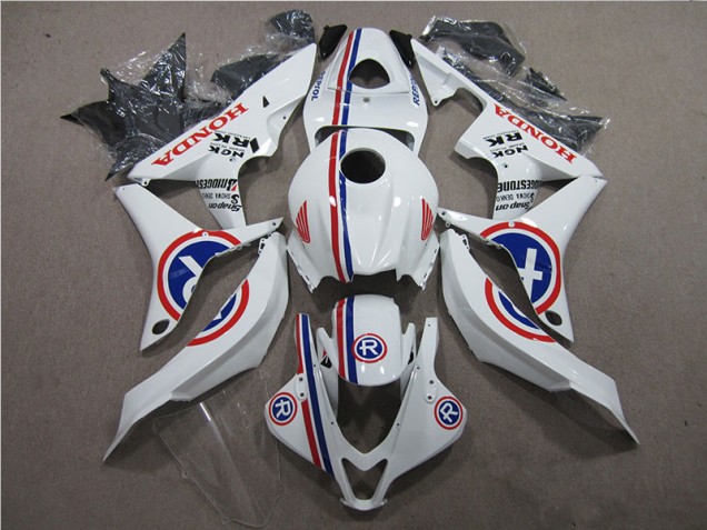 Blanco R Carenado Moto Honda CBR 600 RR 2007-2008 Blanco R Carenado Moto Honda CBR 600 RR 2007-2008