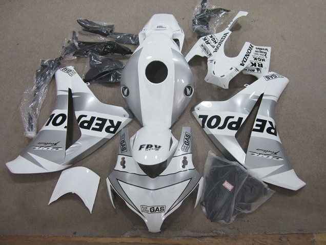 Blanco Repsol Inyección Kit Carenado Moto Honda CBR 1000 RR 2008-2011 Blanco Repsol Inyección Kit Carenado Moto Honda CBR 1000 RR 2008-2011