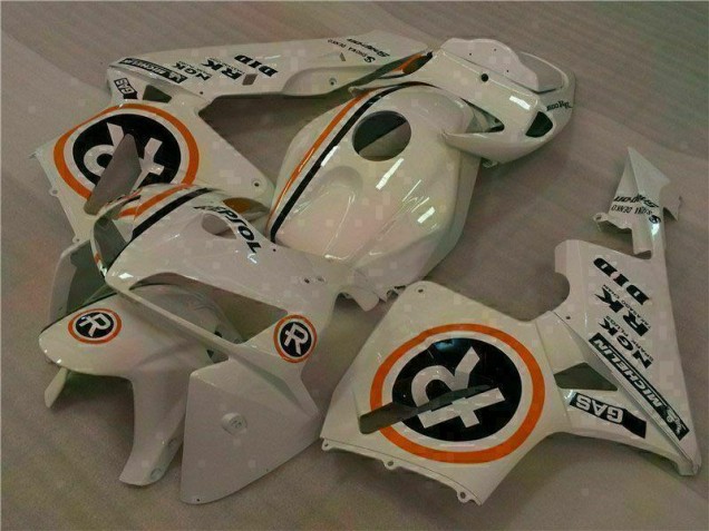 Blanco Repsol Kit Completo Carenado Moto Honda CBR 600 RR 2005-2006