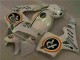 Blanco Repsol Kit Completo Carenado Moto Honda CBR 600 RR 2005-2006