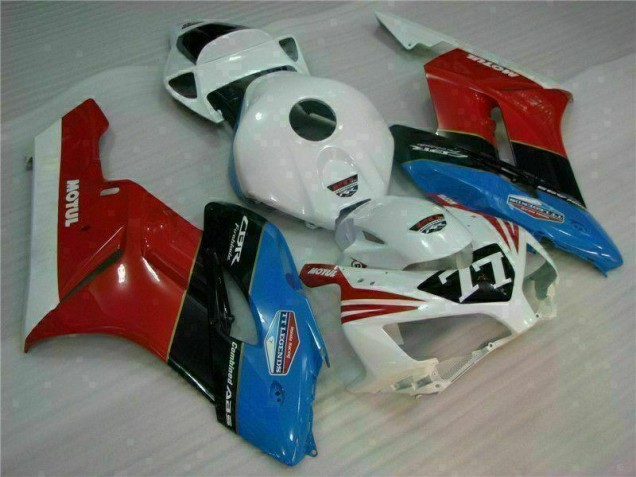 Blanco Rojo 77 Carenado Moto Honda CBR 1000 RR 2004-2005