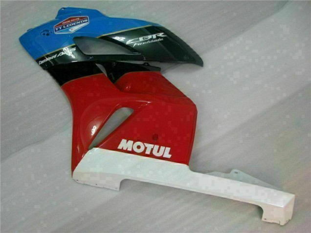 Blanco Rojo 77 Carenado Moto Honda CBR 1000 RR 2004-2005