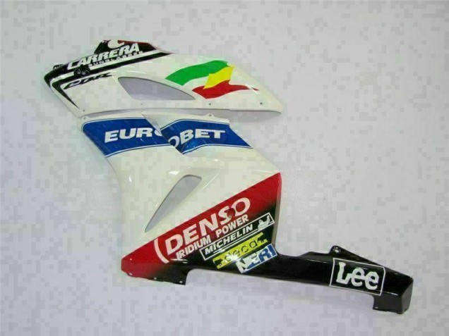 Blanco Rojo ABS Moto Plástica Honda CBR 1000 RR 2004-2005 Blanco Rojo ABS Moto Plástica Honda CBR 1000 RR 2004-2005