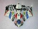 Blanco Rojo ABS Moto Plástica Honda CBR 1000 RR 2004-2005 Blanco Rojo ABS Moto Plástica Honda CBR 1000 RR 2004-2005