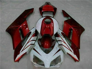 Blanco Rojo ABS Moto Plástico Honda CBR 1000 RR 2004-2005