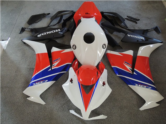 Blanco Rojo Azul Fireblade Carenado Moto Honda CBR 1000 RR 2012-2016 Blanco Rojo Azul Fireblade Carenado Moto Honda CBR 1000 RR 2012-2016