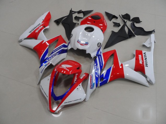 Blanco Rojo Azul Motul Carenado Moto Honda CBR 600 RR 2007-2008 Blanco Rojo Azul Motul Carenado Moto Honda CBR 600 RR 2007-2008