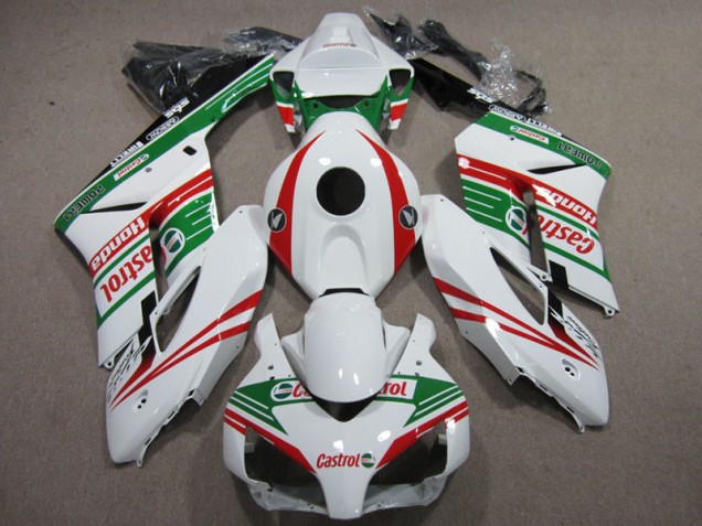 Blanco Rojo Castrol Carenado Moto Honda CBR 1000 RR 2004-2005 Blanco Rojo Castrol Carenado Moto Honda CBR 1000 RR 2004-2005