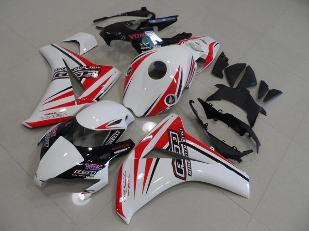 Blanco Rojo HRC Carenado Moto Honda CBR 1000 RR 2008-2011 Blanco Rojo HRC Carenado Moto Honda CBR 1000 RR 2008-2011