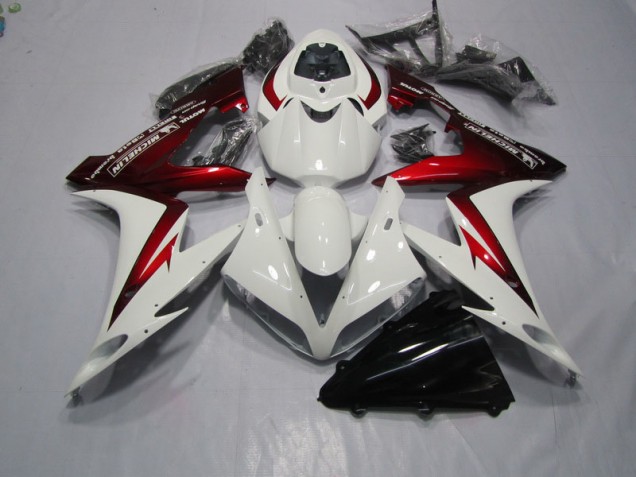 Blanco Rojo Kits Carenado Moto Honda CBR 1000 RR 2004-2005