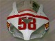 Blanco Rojo Kits Completo Carenado Moto ABS Honda CBR 1000 RR 2004-2005 Blanco Rojo Kits Completo Carenado Moto ABS Honda CBR 1000 RR 2004-2005