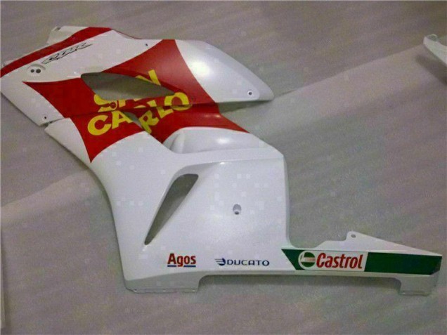Blanco Rojo Kits Completo Carenado Moto ABS Honda CBR 1000 RR 2004-2005 Blanco Rojo Kits Completo Carenado Moto ABS Honda CBR 1000 RR 2004-2005