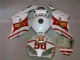 Blanco Rojo Kits Completo Carenado Moto ABS Honda CBR 1000 RR 2004-2005 Blanco Rojo Kits Completo Carenado Moto ABS Honda CBR 1000 RR 2004-2005