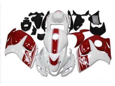 Blanco Rojo Moto Plástica Suzuki GSXR 1300 Hayabusa 2008-2019