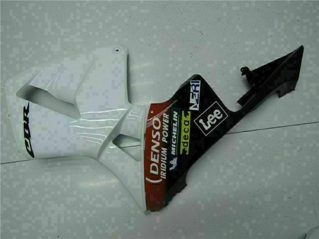 Blanco Rojo Negro Lee Carenado Moto Honda CBR 600 RR 2005-2006 Blanco Rojo Negro Lee Carenado Moto Honda CBR 600 RR 2005-2006