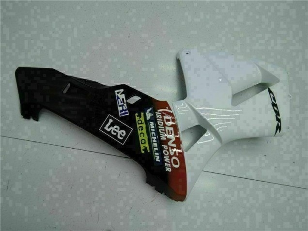 Blanco Rojo Negro Lee Carenado Moto Honda CBR 600 RR 2005-2006 Blanco Rojo Negro Lee Carenado Moto Honda CBR 600 RR 2005-2006