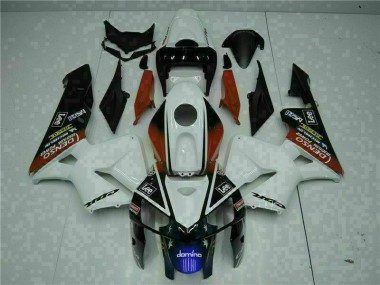 Blanco Rojo Negro Lee Carenado Moto Honda CBR 600 RR 2005-2006