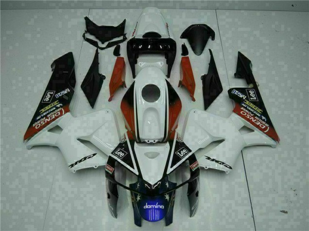 Blanco Rojo Negro Lee Carenado Moto Honda CBR 600 RR 2005-2006 Blanco Rojo Negro Lee Carenado Moto Honda CBR 600 RR 2005-2006