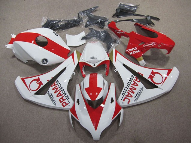 Blanco Rojo PRAMAC Carenado Moto Honda CBR 1000 RR 2008-2011