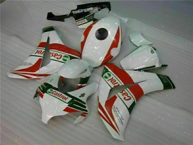 Blanco Rojo Plástica Moto Honda CBR 1000 RR 2008-2011 Blanco Rojo Plástica Moto Honda CBR 1000 RR 2008-2011