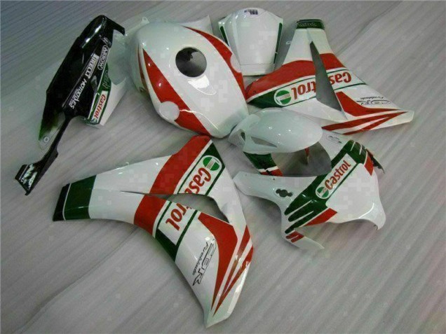 Blanco Rojo Plástica Moto Honda CBR 1000 RR 2008-2011 Blanco Rojo Plástica Moto Honda CBR 1000 RR 2008-2011