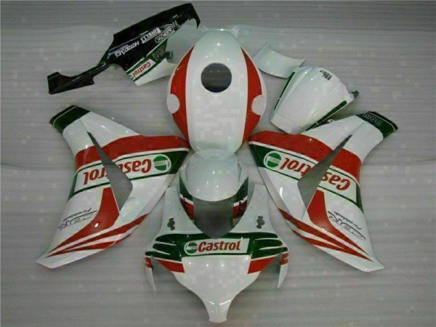 Blanco Rojo Plástica Moto Honda CBR 1000 RR 2008-2011 Blanco Rojo Plástica Moto Honda CBR 1000 RR 2008-2011