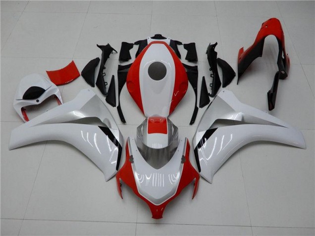 Blanco Rojo Plástico Moto Honda CBR 1000 RR 2008-2011 Blanco Rojo Plástico Moto Honda CBR 1000 RR 2008-2011