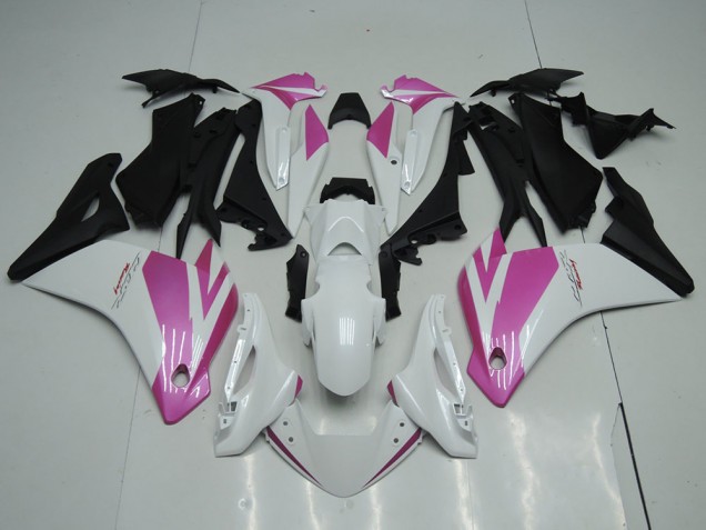 Blanco Rosa Carenado Moto Honda CBR 250 RR 2011-2013 Blanco Rosa Carenado Moto Honda CBR 250 RR 2011-2013