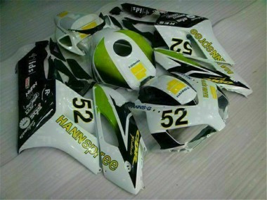 Blanco Verde Hannspree 52 Carenado & Plástico Moto Honda CBR 1000 RR 2004-2005