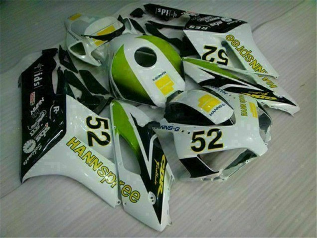 Blanco Verde Hannspree 52 Carenado & Plástico Moto Honda CBR 1000 RR 2004-2005 Blanco Verde Hannspree 52 Carenado & Plástico Moto Honda CBR 1000 RR 2004-2005