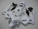 Brillante Blanco Carenado Moto Honda CBR 600 RR 2005-2006