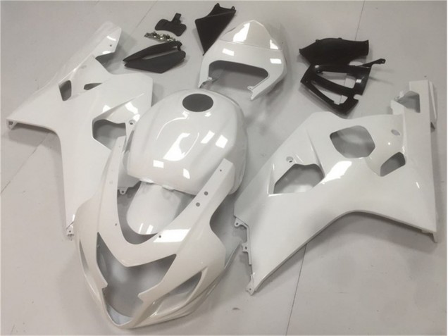 Brillante Blanco Carenado Moto Suzuki GSXR 600 / 750 K4 2004-2005 Brillante Blanco Carenado Moto Suzuki GSXR 600 / 750 K4 2004-2005