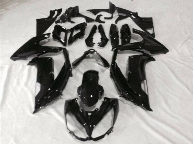 Brillante Negro ABS Kits Carenado Moto Kawasaki EX650 2012-2016 Brillante Negro ABS Kits Carenado Moto Kawasaki EX650 2012-2016
