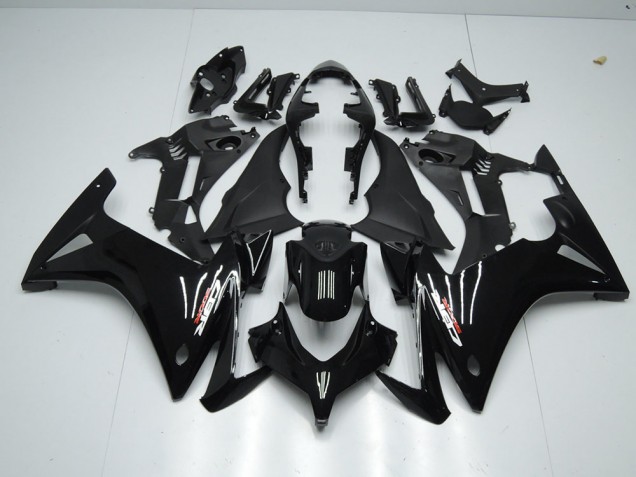 Brillante Negro Carenado Moto Honda CBR 500 RR 2013-2015 Brillante Negro Carenado Moto Honda CBR 500 RR 2013-2015