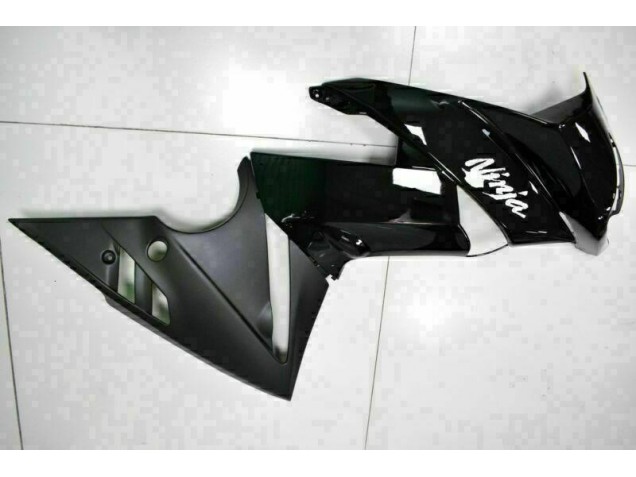 Brillante Negro Carenado Moto Kawasaki EX650 2009-2011 Brillante Negro Carenado Moto Kawasaki EX650 2009-2011