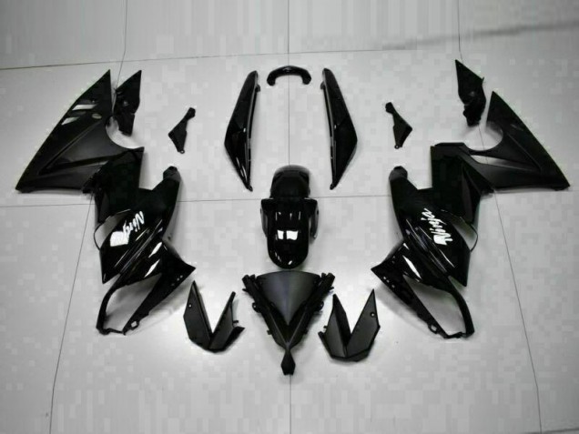 Brillante Negro Carenado Moto Kawasaki EX650 2009-2011 Brillante Negro Carenado Moto Kawasaki EX650 2009-2011