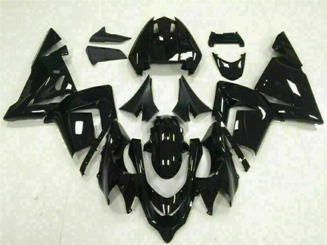 Brillante Negro Carenado Moto Kawasaki ZX10R 2003-2005 Brillante Negro Carenado Moto Kawasaki ZX10R 2003-2005