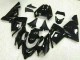 Brillante Negro Carenado Moto Kawasaki ZX10R 2003-2005 Brillante Negro Carenado Moto Kawasaki ZX10R 2003-2005