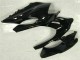 Brillante Negro Carenado Moto Kawasaki ZX10R 2003-2005 Brillante Negro Carenado Moto Kawasaki ZX10R 2003-2005