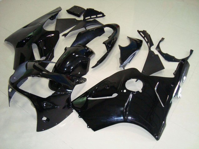 Brillante Negro Carenado Moto Kawasaki ZX12R 2000-2001 Brillante Negro Carenado Moto Kawasaki ZX12R 2000-2001