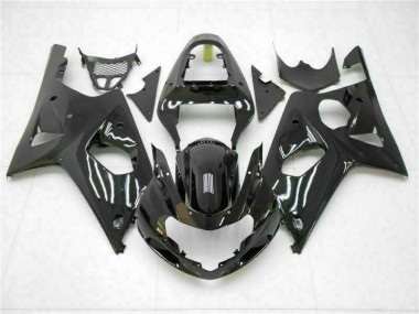 Brillante Negro Carenado Moto Suzuki GSXR 1000 K1 2000-2002