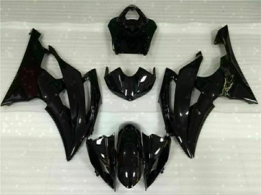Brillante Negro Carenado Moto Yamaha R6 2008-2016