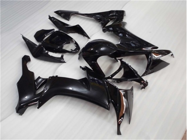 Brillante Negro Carrocería Motocicletas Kawasaki ZX10R 2008-2010 Brillante Negro Carrocería Motocicletas Kawasaki ZX10R 2008-2010