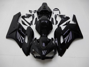 Brillante Negro Kits Carenado Moto Honda CBR 1000 RR 2004-2005
