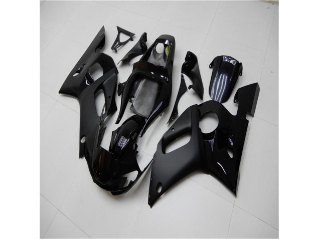 Brillante Negro Mate Carenado Moto Yamaha R6 1998-2002