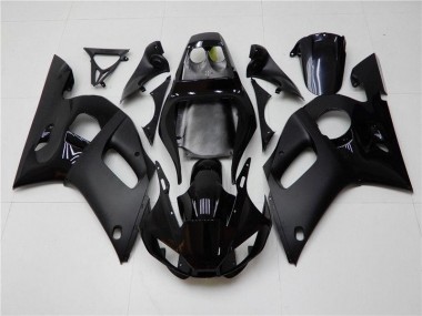 Brillante Negro Mate Carenado Moto Yamaha R6 1998-2002
