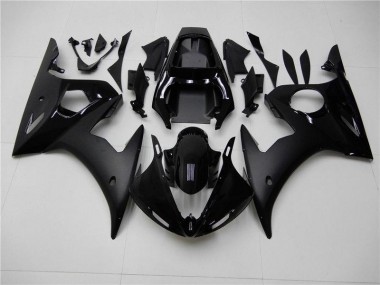 Brillante Negro Mate Carenado Moto Yamaha R6 2003-2005