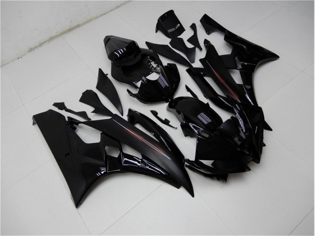 Brillante Negro Mate Carenado Moto Yamaha R6 2006-2007