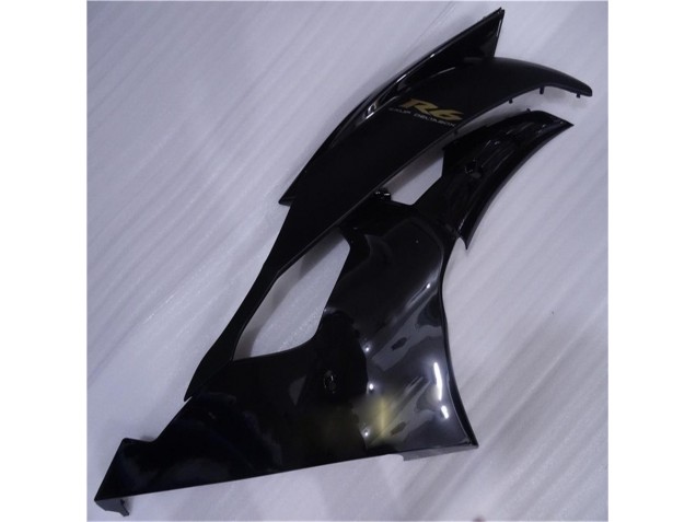 Brillante Negro Mate Carenado Moto Yamaha R6 2008-2016